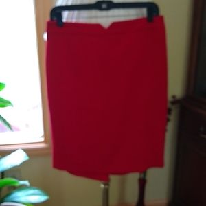 The Limited Red Mini skirt